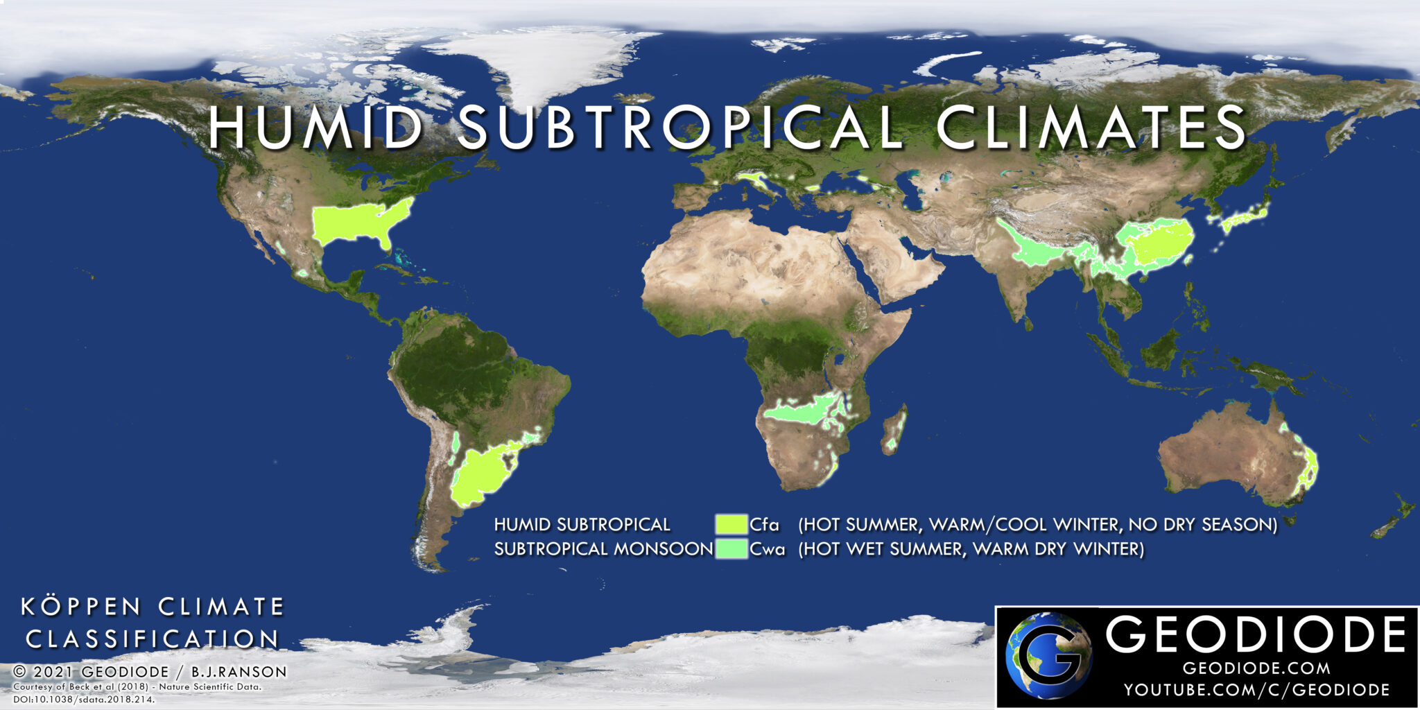 Humid Subtropical (5) Geodiode