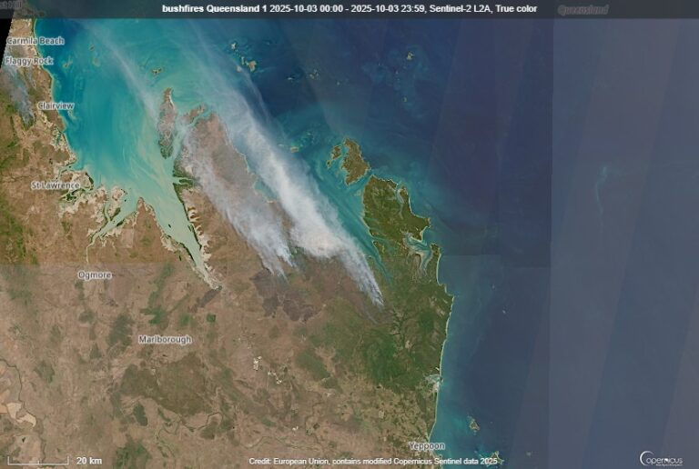 Queensland bushfire warning issued after unusually hot weather
